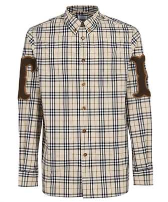Burberry 8042350 LETTER GRAPHIC CHECK COTTON POPLIN Shirt