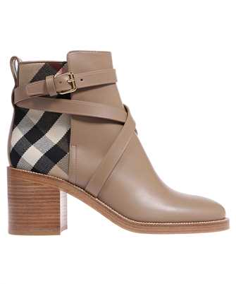 Burberry 8058859 HOUSE CHECK AND LEATHER ANKLE Boots