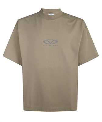 Vetements UA66TR600T OVAL LOGO CROPPED BOXY T-shirt