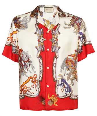 Gucci 716118 ZAKU2 BOWLING ALOHA Shirt