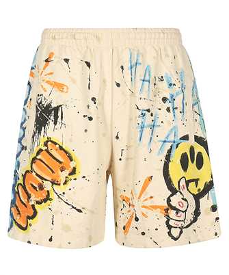 Barrow S4BWUABE031 GRAFFITI-PRINT COTTON TRACK Bermuda