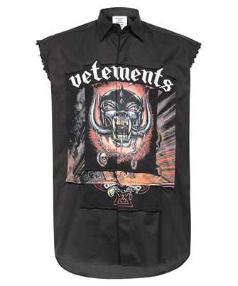 Vetements UE64SH250B MOTORHEAD SLEEVELESS JERSEY Hemd