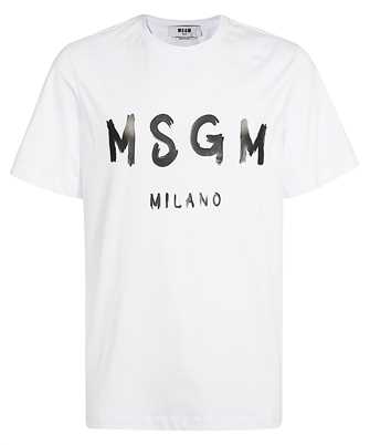 MSGM 2000MM510 200002 COTTON WITH BRUSHED LOGO T-shirt