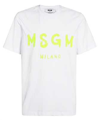 MSGM 3640MM510F 247002 LOGO-PRINT COTTON T-shirt