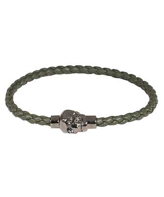 Alexander McQueen 748251 1MAAA LEATHER CORD SKULL Armband