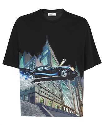 Lanvin RM TS0009 J234 E22 BATMAN PRINTED OVERSIZED T-shirt