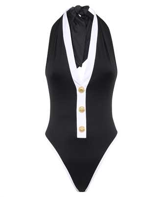 Balmain BKBUY1940 BUTTON-EMBELLISHED Swimsuit