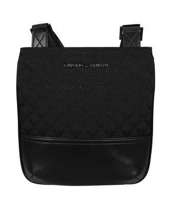 Emporio Armani Y4M234 Y022V FLAT NYLON WITH ALL-OVER JACQUARD EAGLE Tasche