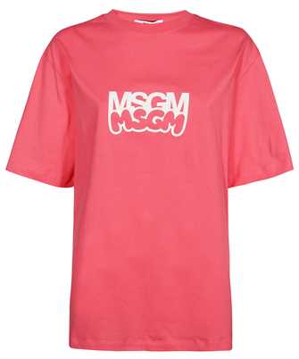 MSGM 3441MDM102 237002 BURRO STUDIO LOGO T-shirt