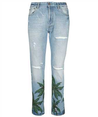 Palm Angels PMYA033S23DEN013 LOOSE WASH PALMS REGULAR Jeans