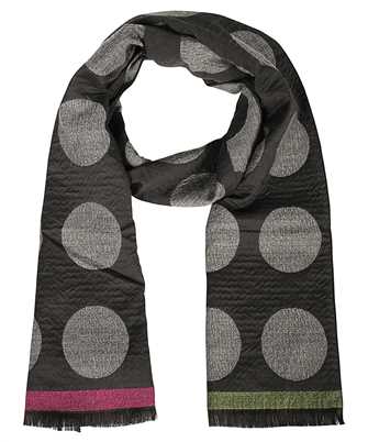 Paul Smith M1A 150C N169 CASHMERE-BLEND CHECK 'SIGNATURE STRIPE' Scarf
