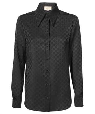 Gucci 720539 ZAISQ GG SILK CREPE Shirt