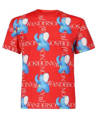 JW Anderson JT0102 PG0980 ELEPHANT LOGO GRID CLASSIC T-shirt