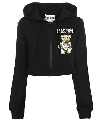 Moschino V1706 0528 COTTON CROPPED Hoodie