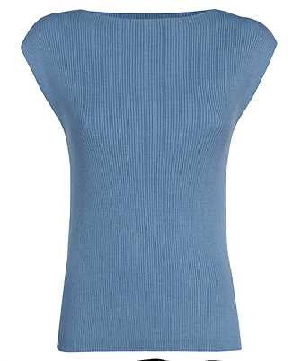 Emporio Armani 6R2KW2 2M06Z SEAMLESS RIB-KNIT BOAT-NECK Top