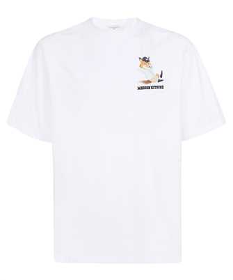 Maison Kitsune JM00123KJ0008 SMALL DRESSED FOX PRINT EASY T-shirt