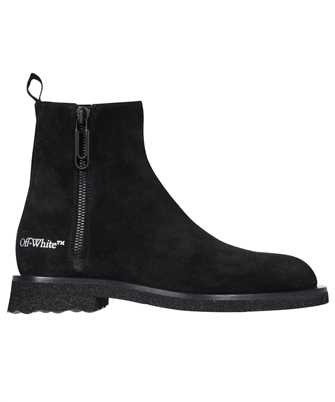Off-White OMID011C99LEA001 SUEDE SPONGE ANKLE Boots