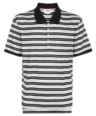 Thom Browne MJP191A J0120 LOGO-PATCH STRIPED Polo