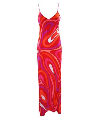 Emilio Pucci 5HRI25 5H763 MARMO PRINT SILK Abito