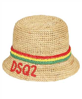 Dsquared2 HAM0040 28906357 INTERWOVEN RAFFIA BUCKET Hat