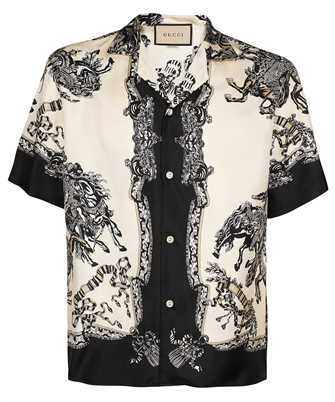 Gucci 716118 ZAKU2 BOWLING ALOHA Shirt
