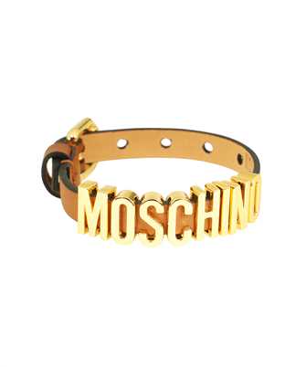 Moschino A7764 8008 LOGO-LETTERING LEATHER Armband