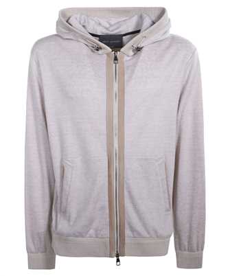 Brett Johnson SS25J02JACMAKSTO LINEN WOOL FULL ZIP HOODIE Felpa