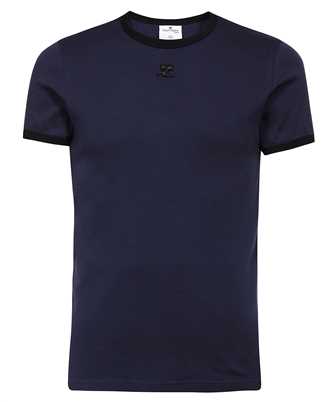 Courreges PERJTS020JS0070 BUMPY CONTRAST T-Shirt