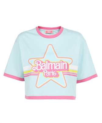 Balmain XF2EE020GB03 BALMAINxBARBIE CROPPED T-shirt
