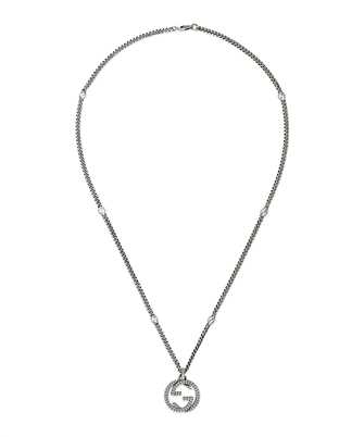 Gucci Jewelry Silver JWL YBB67865100100U INTERLOCKING Necklace