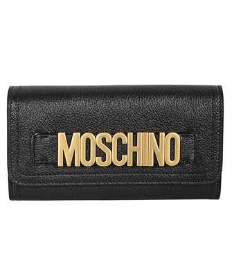 Moschino A8114 8003 LOGO PLAQUE Wallet