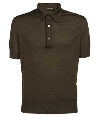 Tom Ford BZH99 TFKC32 FINE GAUGE CASHMERE SILK Polo