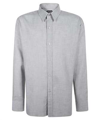 Tom Ford HRN001 FMC247 CASHMERE MELANGE FLUID FIT Shirt
