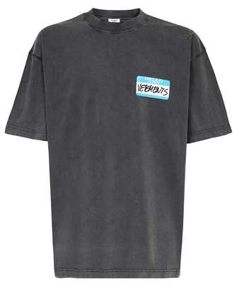 Vetements UE63TR640B MY NAME IS VETEMENTS FADED T-shirt