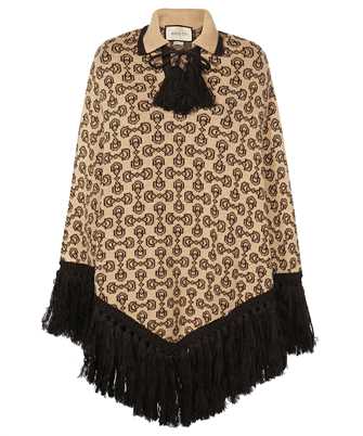 Gucci 717534 XKCNU HORSEBIT WOOL CASHMERE Poncho