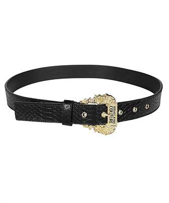 Versace Jeans Couture 75VA6F01 ZS816 LOGO-ENGRAVED SNAKESKIN-EFFECT Cintura