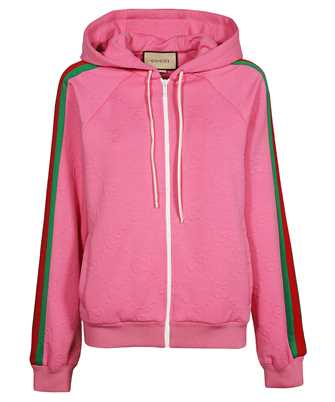 Gucci 695726 XJECY GG JERSEY JACQUARD ZIP Jacket
