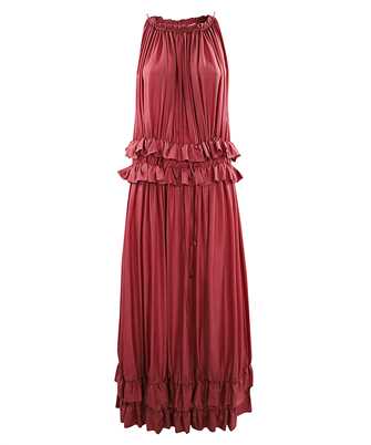 Chlo CH25ARO34044 Silk Dress with Ruffles Dress