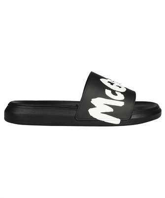 Alexander McQueen 682490 W4QS3 GRAFFITI RUBBER POOL Slides