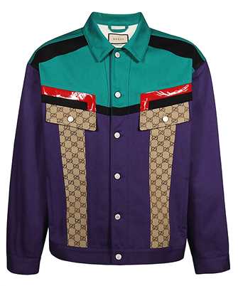 Gucci 749077 XDCI5 COTTON DRILL WITH GG Jacket