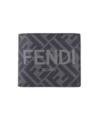 Fendi 7M0339 AJJ8 BI-FOLD COIN Wallet
