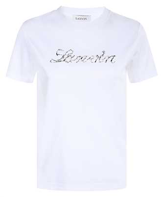 Lanvin RW TS9030 J176 P25 EMBROIDERED SCRIPT LOGO T-Shirt