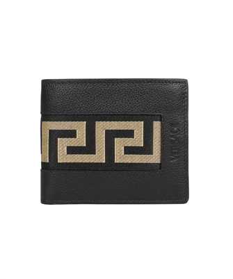Versace DPU6737 1A02649 GRECA LEATHER BIFOLD Wallet