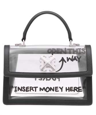 Off-White OWNP046S24MAT002 JITNEY 1.4 TOP HANDLE PVC TRANSPARENT Bag