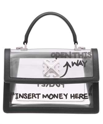 Off-White OWNP046S24MAT002 JITNEY 1.4 TOP HANDLE PVC TRANSPARENT Borsa