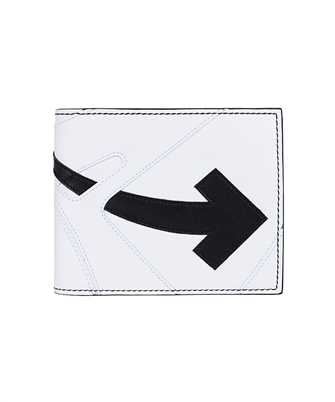Off-White OMNC093C99LEA001 OUT OF OFFICE BIFOLD Portafoglio