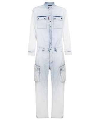 Dsquared2 S74FP0034 S30341 LIGHT SUPER FADE WASH JEAN Jumpsuit