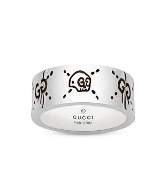 Gucci Jewelry Silver JWL YBC4553180010 GHOST 9MM Anello