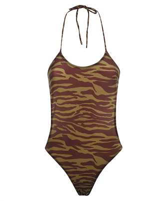 The Attico 250WBA00001 PAA014PR ZEBRA PRINTED LYCRA Swimsuit