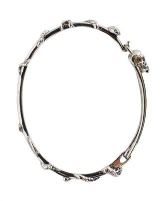 Alexander McQueen 663851 J160Y SKULL SAFETY PIN Armband